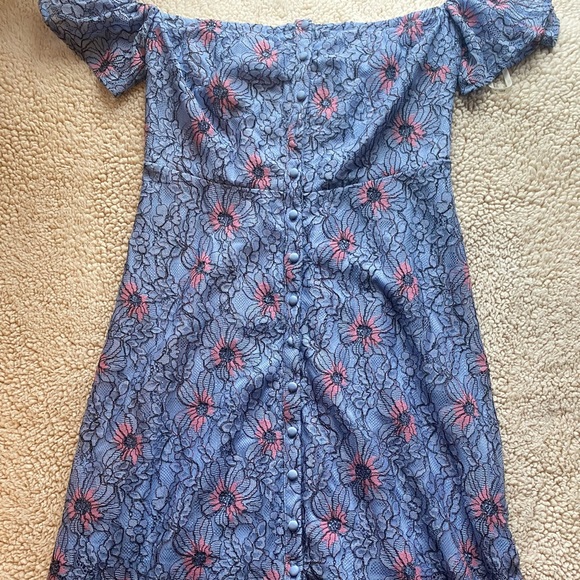 NWOT Avec Les Filles- Lace Button-Down Dress, SIZE US 4 - Picture 3 of 9